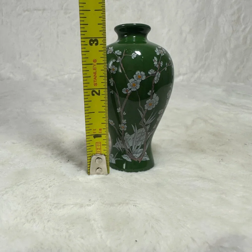Franklin Mint Plum Blossom Mini Imperial Collection Dynasty Vase 1980 Japan